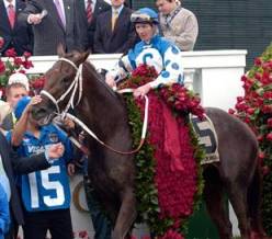 Kentucky Derby Winner With Rose Blanket